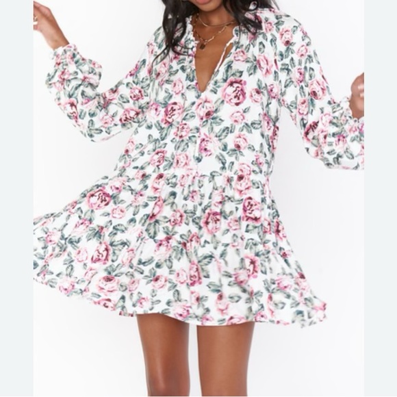 Show Me Your MuMu Dresses & Skirts - Show Me Your MuMu Birdie Floral Bella Enchanted Mini Dress